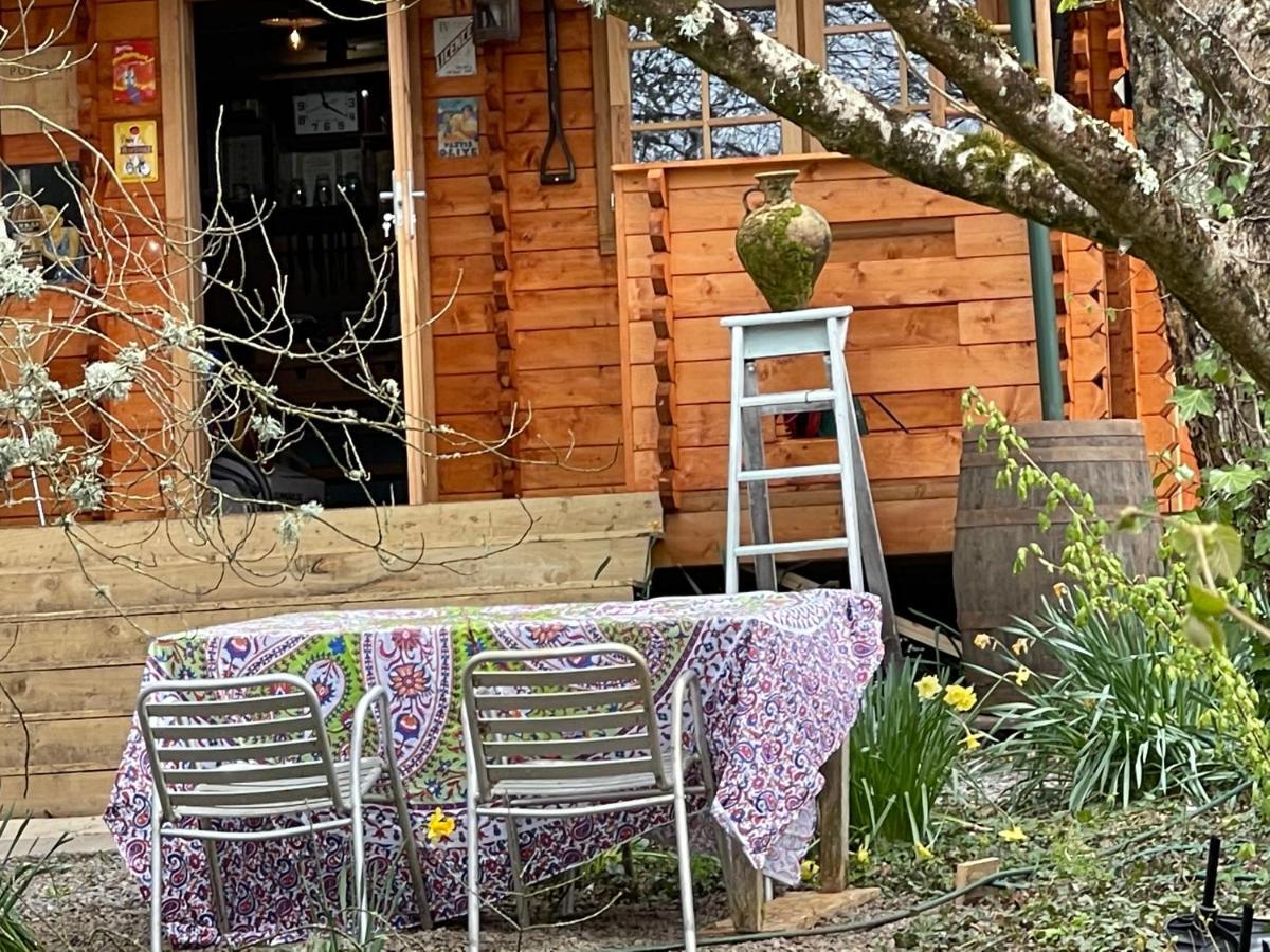 Retro Private Lodge With Hot Tub Nr Dartmoor Newton Abbot Buitenkant foto