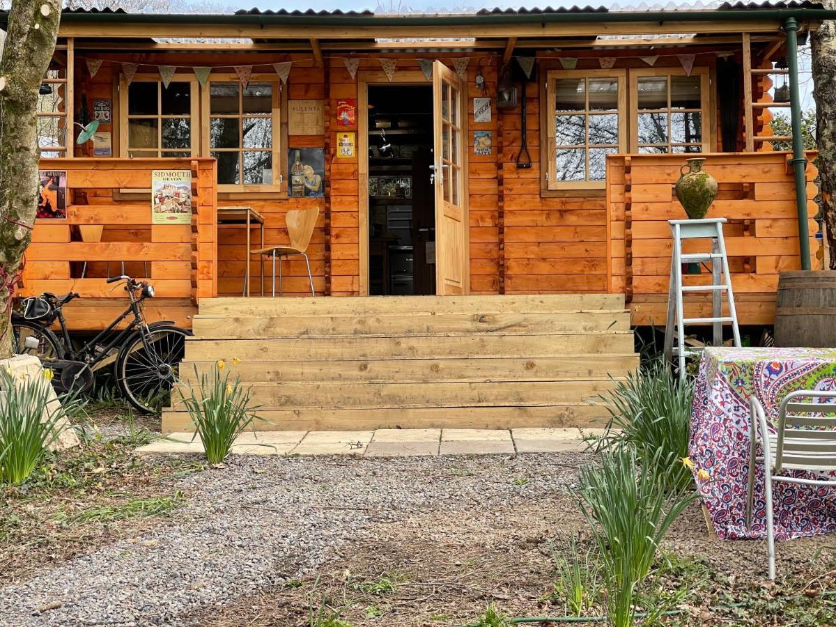 Retro Private Lodge With Hot Tub Nr Dartmoor Newton Abbot Buitenkant foto